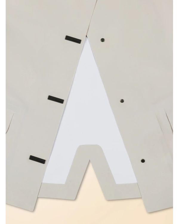 MONTECRISTO COLOR HOOD WOM JACKET WHITE SAND