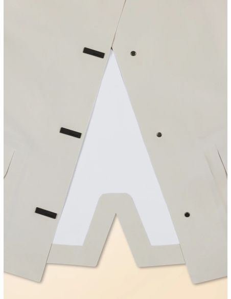 VESTE À CAPUCHE MONTECRISTO COLOR FEMME SABLE BLANC
