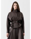 LE BLOUSON CIRO BRUN FONCE