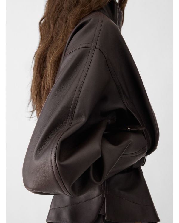 LE BLOUSON CIRO BRUN FONCE