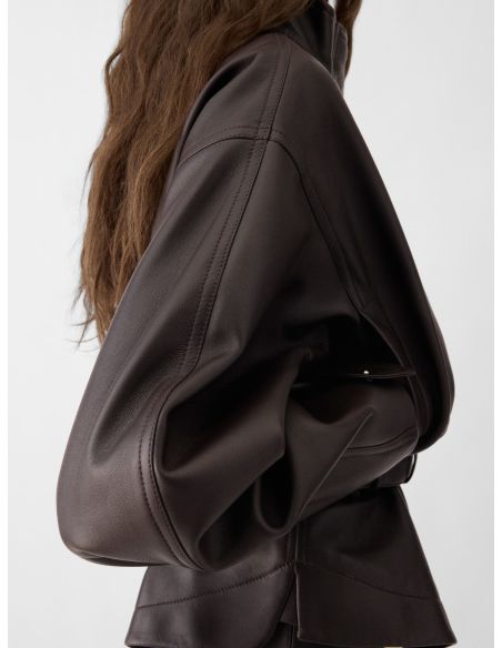 LE BLOUSON CIRO BRUN FONCE