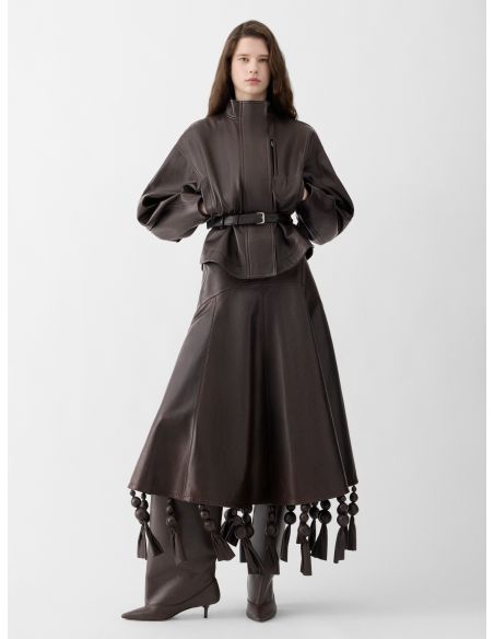 LE BLOUSON CIRO BRUN FONCE