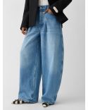 LE DE-NIMES OVALO BLEU TABAC