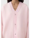 LE CARDIGAN DOPPIO ROSE CLAIR