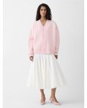 LE CARDIGAN DOPPIO ROSE CLAIR