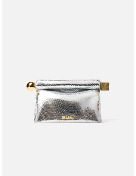 LA POCHETTE ROND CARRE ARGENTE
