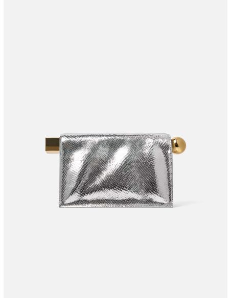 LA POCHETTE ROND CARRE ARGENTE