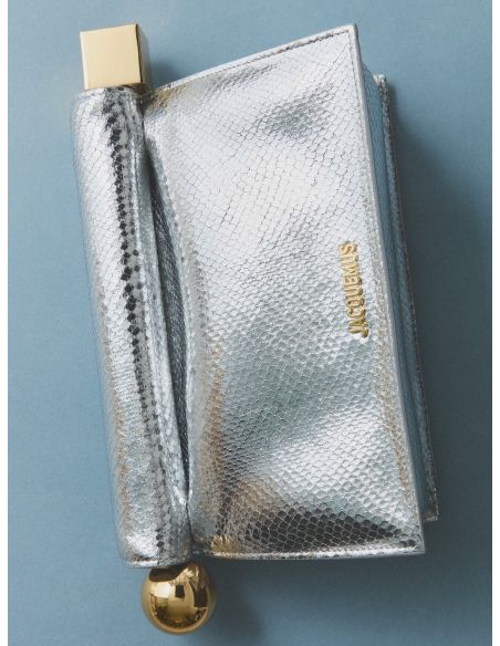 LA POCHETTE ROND CARRE ARGENTE