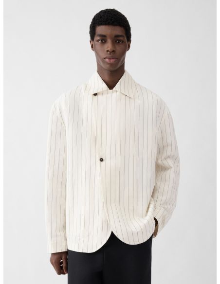 LA VESTE DIMANCHE RAYURES DE TENNIS JACQUARD