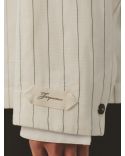 LA VESTE DIMANCHE RAYURES DE TENNIS JACQUARD