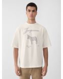 LE TSHIRT ANE MANCHES COURTES JACQUARD BLANC