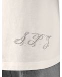 LE TSHIRT ANE MANCHES COURTES JACQUARD BLANC