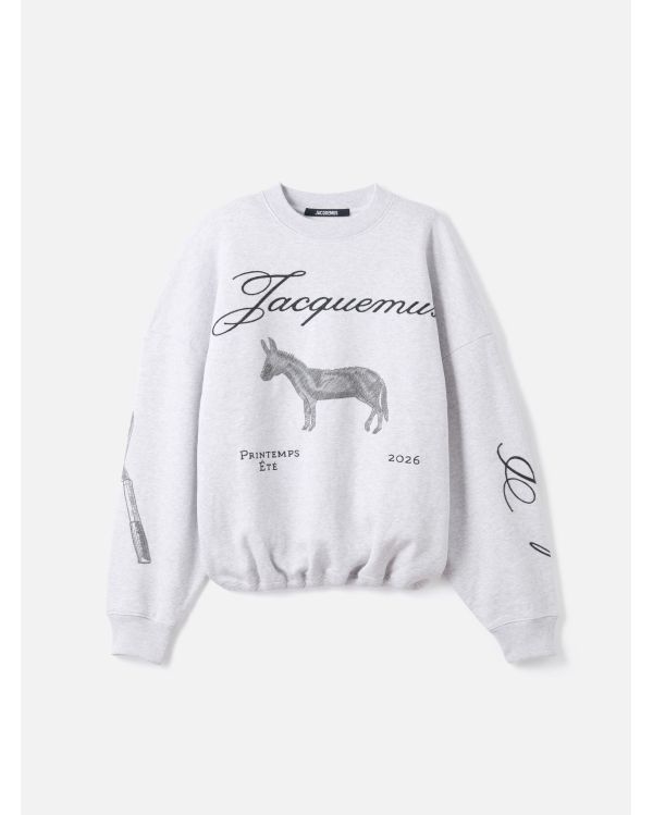 LE SWEATSHIRT ÂNE DONKEY JACQUARD GREY