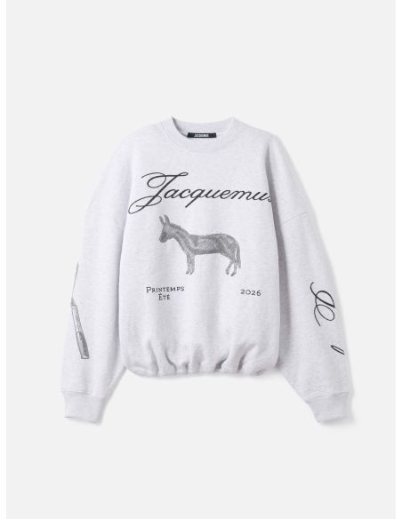 LE SWEATSHIRT ÂNE DONKEY JACQUARD GREY