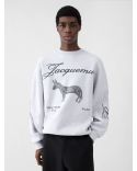LE SWEATSHIRT ÂNE DONKEY JACQUARD GREY