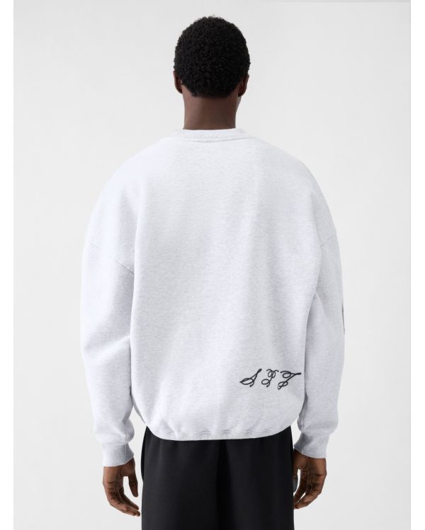 THE DONKEY JACQUARD GRAY DONKEY SWEATSHIRT 2