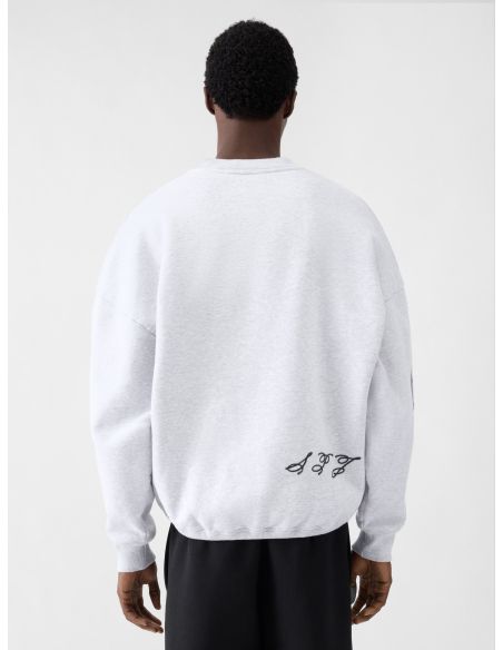 THE DONKEY JACQUARD GRAY DONKEY SWEATSHIRT