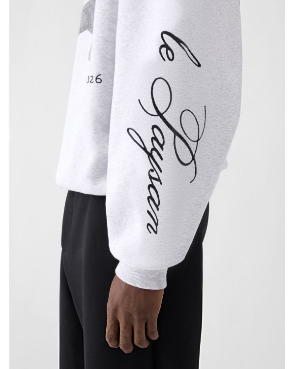 THE DONKEY JACQUARD GRAY DONKEY SWEATSHIRT