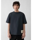 LE TSHIRT TORNEO MANCHES COURTES ÉTIQUETTE ROSEMARY BLEU FONCE