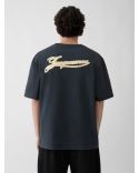 LE TSHIRT TORNEO MANCHES COURTES ÉTIQUETTE ROSEMARY BLEU FONCE