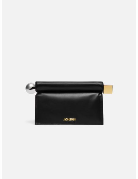 LA POCHETTE ROND CARRE NATURAL BLACK