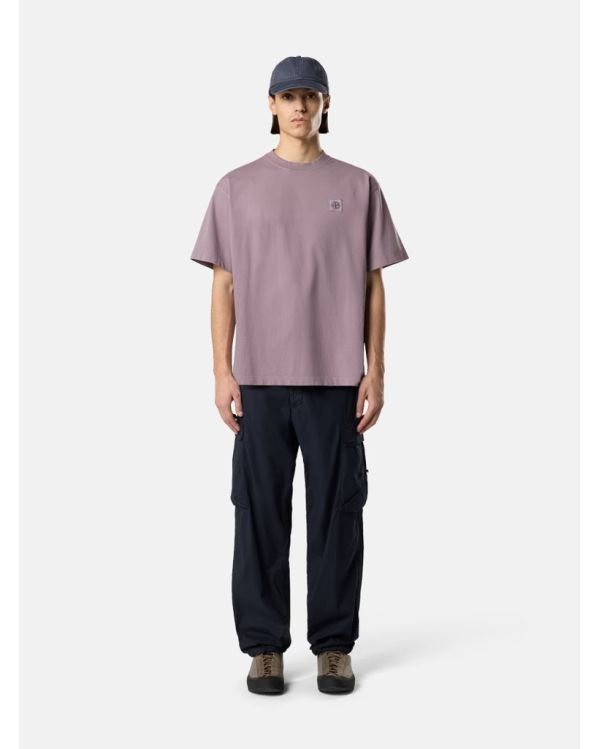 TSHIRT 2100030 PATCH COMPASS VIOLINE GRAY