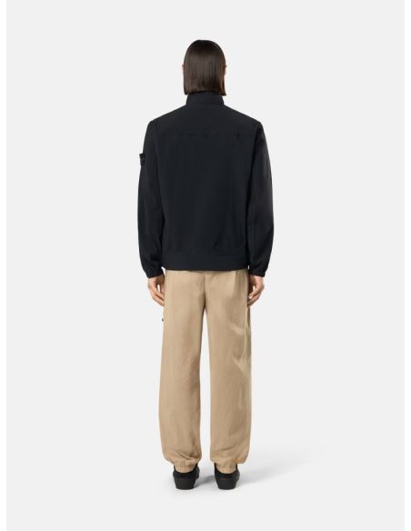 BLACK OVERSHIRT 1200036 WITH ZIPPERED POCKET