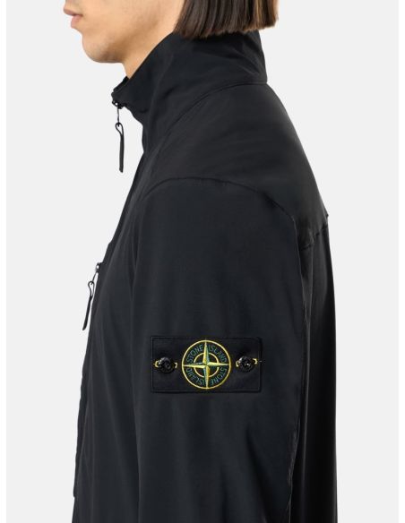 BLACK OVERSHIRT 1200036 WITH ZIPPERED POCKET
