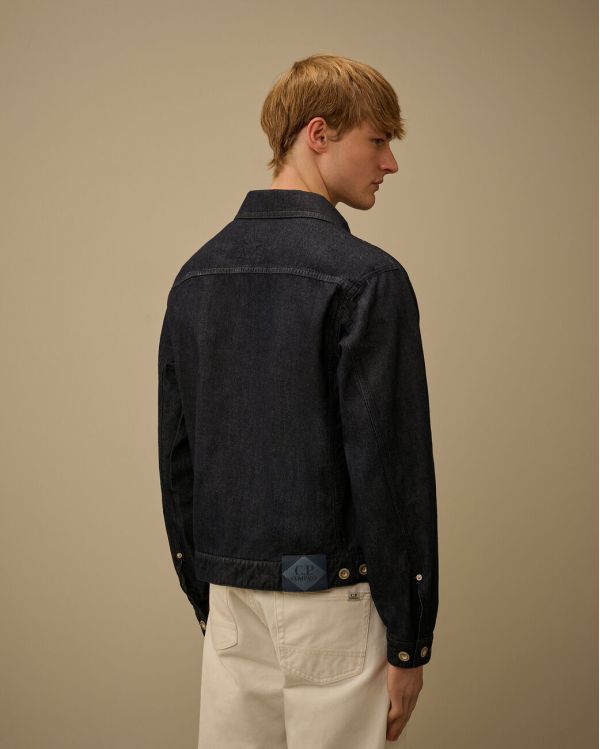 DARK INDIGO BLUE DENIM JACKET 3/1