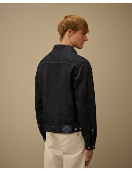 VESTE DENIM BLEU INDIGO FONCE 3/1