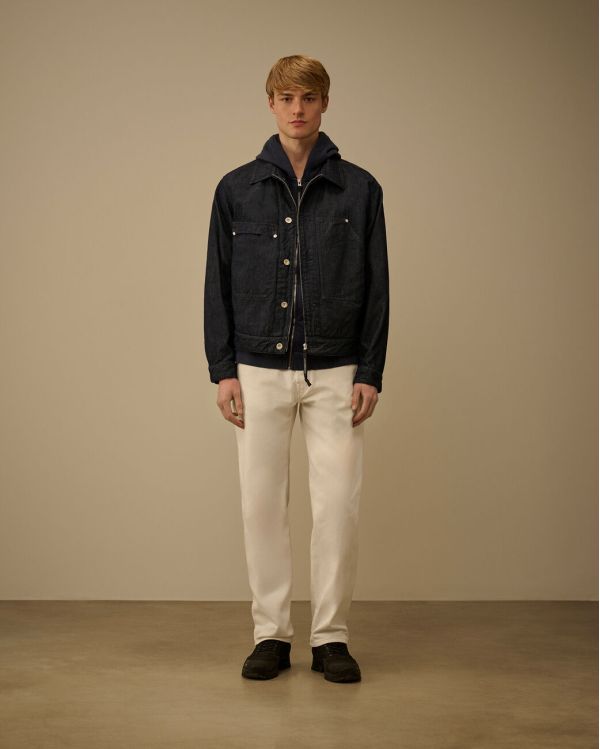 DARK INDIGO BLUE DENIM JACKET 3/1