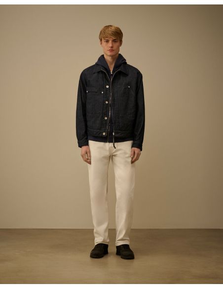 DARK INDIGO BLUE DENIM JACKET 3/1
