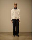 VESTE ZIPPEE EN DENIM BULL GAZE BLANC