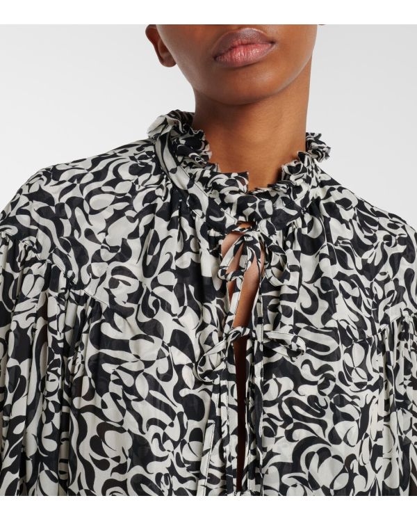 CHEMISE ABSTRAITE CATYA NOIR