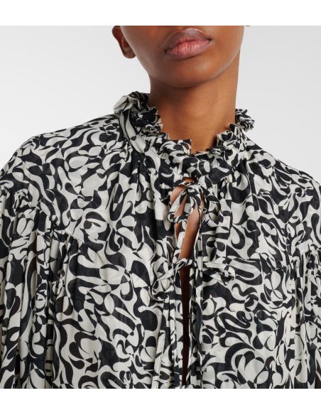 CHEMISE ABSTRAITE CATYA NOIR