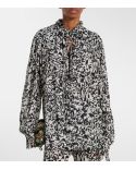 CHEMISE ABSTRAITE CATYA NOIR