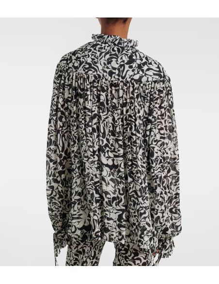 CATYA BLACK ABSTRACT SHIRT