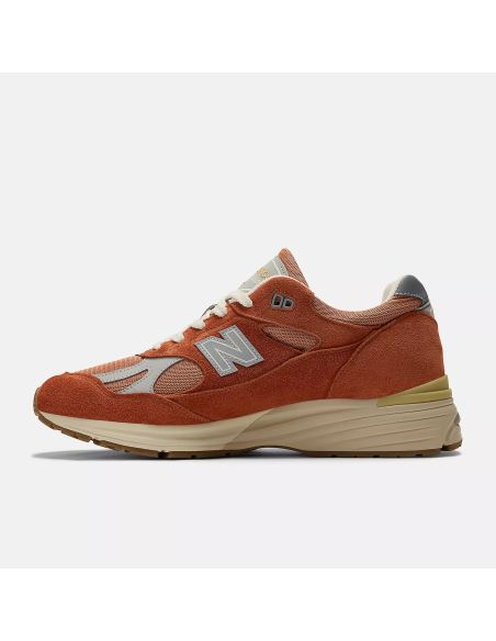 SNEAKERS MADE IN UK U991v2 VINTAGE SPORTS POTTERS CLAY / RAW SIENNA / HARBOR MIST