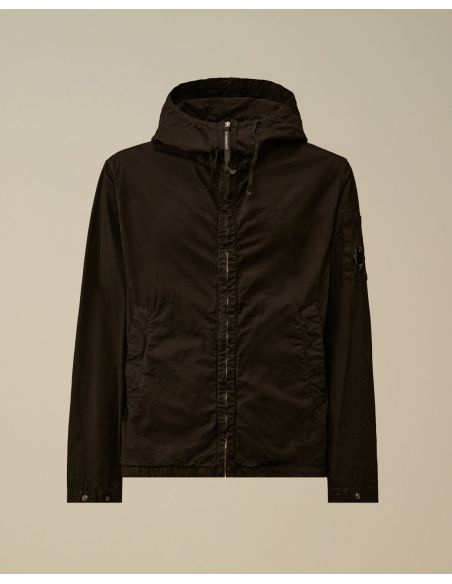VESTE À CAPUCHE MICRO-REPS AVEC LUNETTES INTÉGRÉES NOIR