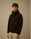 MICRO-REPS HOODED LENS JACKET BLACK