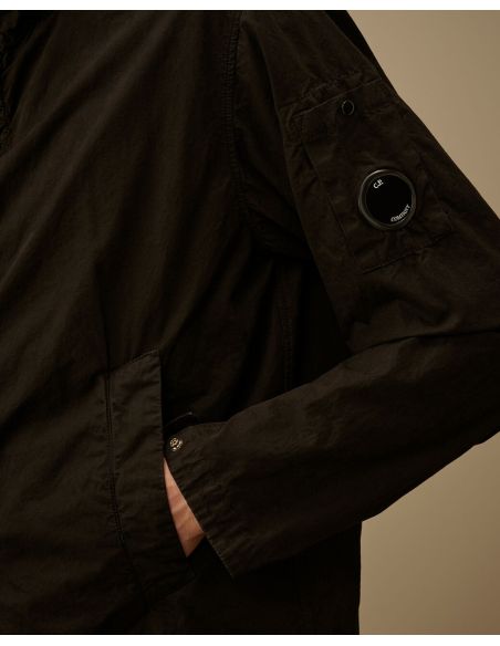 MICRO-REPS HOODED LENS JACKET BLACK