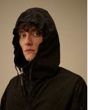 MICRO-REPS HOODED LENS JACKET BLACK