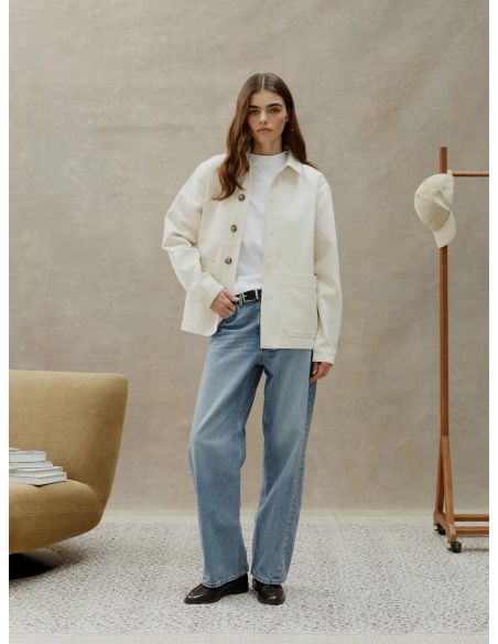 EMBROIDERED JACKET LIBERTY ECRU