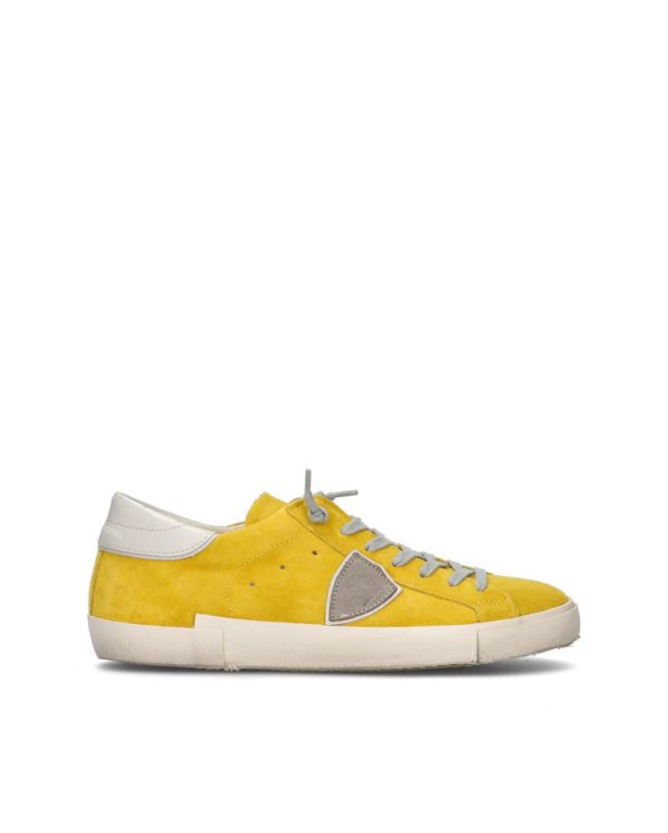 SNEAKERS PRSX LOW HOMME DAIM MIXAGE JAUNE
