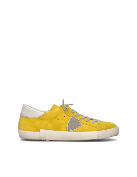 SNEAKERS PRSX LOW HOMME DAIM MIXAGE JAUNE