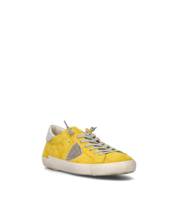 SNEAKERS PRSX LOW HOMME DAIM MIXAGE JAUNE 2