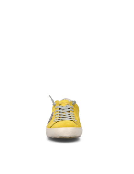 SNEAKERS PRSX LOW HOMME DAIM MIXAGE JAUNE