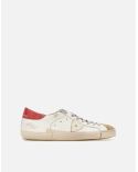 SNEAKERS PRSX LOW HOMME VINTAGE MIXAGE BLANC / ROUGE