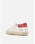SNEAKERS PRSX LOW MAN VINTAGE MIX WHITE / RED