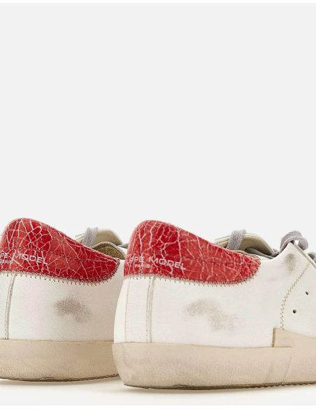 SNEAKERS PRSX LOW MAN VINTAGE MIX WHITE / RED
